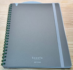 A5変形ノートにぴったり合うようカットした下敷き